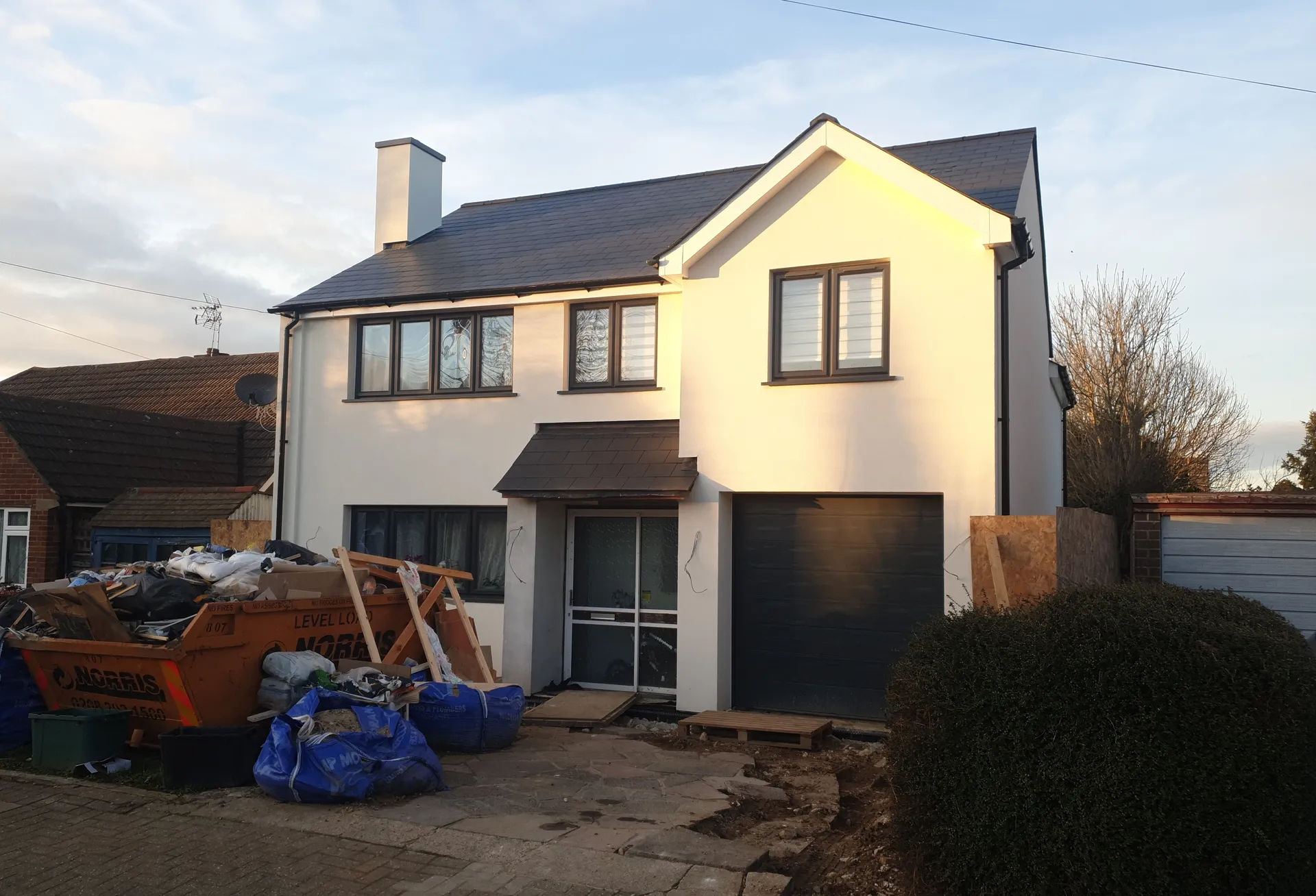 External wall insulation project