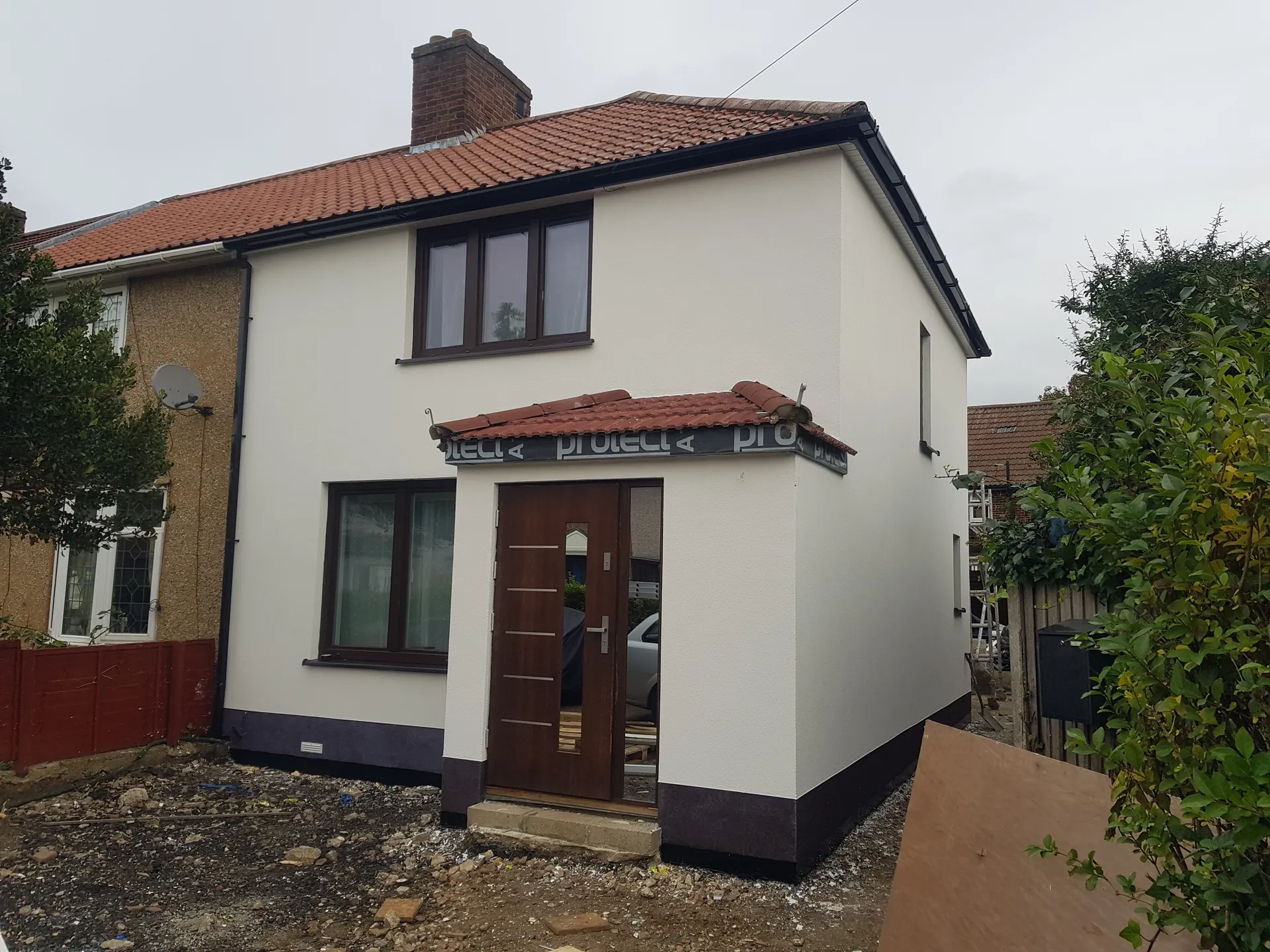 External wall insulation project